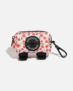 Gassibeutelhalter für Hunde mit Kirschmuster CHERRY PUP