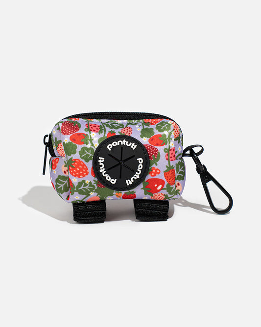 Kotbeutelhalter für Hunde mit Erdbeer-Muster BERRY
