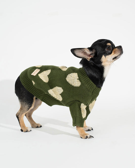 Ciepły elastyczny sweter dla psa KIERO