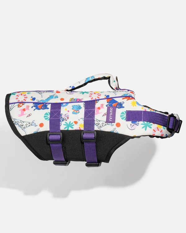 Hundeschwimmweste „Sommer-Scouts" – mit Griff & Reflex, Größen S–XL“