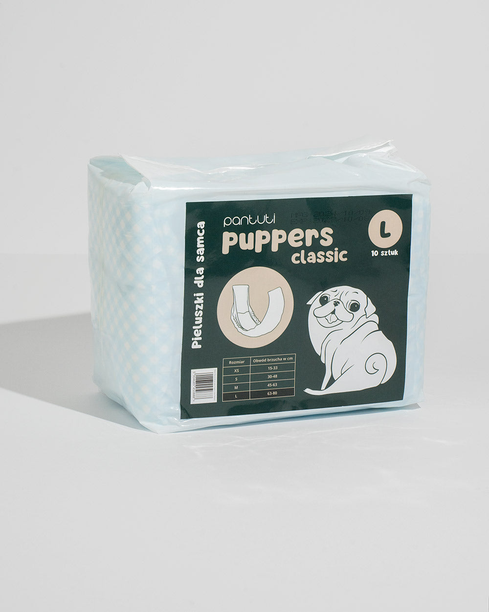 Saugfähige Windeln für Rüden PUPPERS CLASSIC