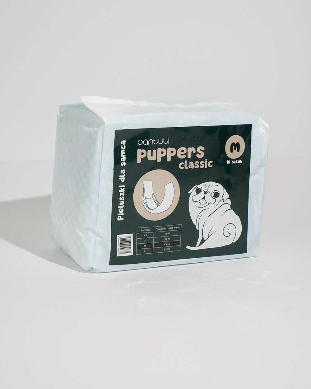 Saugfähige Windeln für Rüden PUPPERS CLASSIC