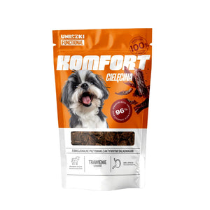 Funktionaler Hundesnack KOMFORT für die Verdauung – Kalbfleisch UNISZKI 90 g