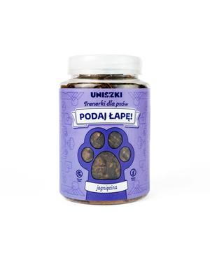 Hundeleckerli Lammfleisch TRAINER UNISZKI PODAJ ŁAPĘ 210g