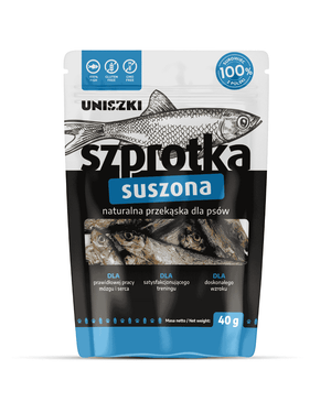 Hundeleckerli getrocknete Sprotte UNISZKI 40g