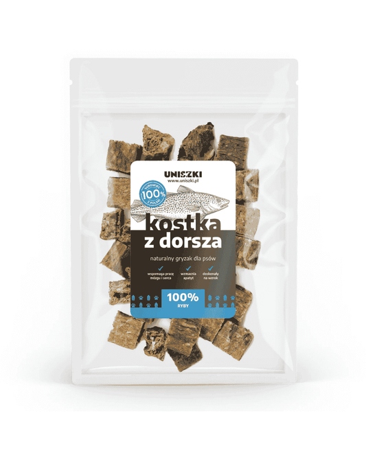 Przysmak dla psa kostka z dorsza UNISZKI 100g